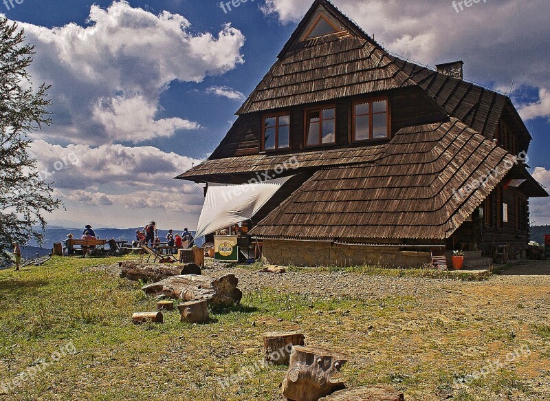 Hiking Poland Meadow Grass Architecture