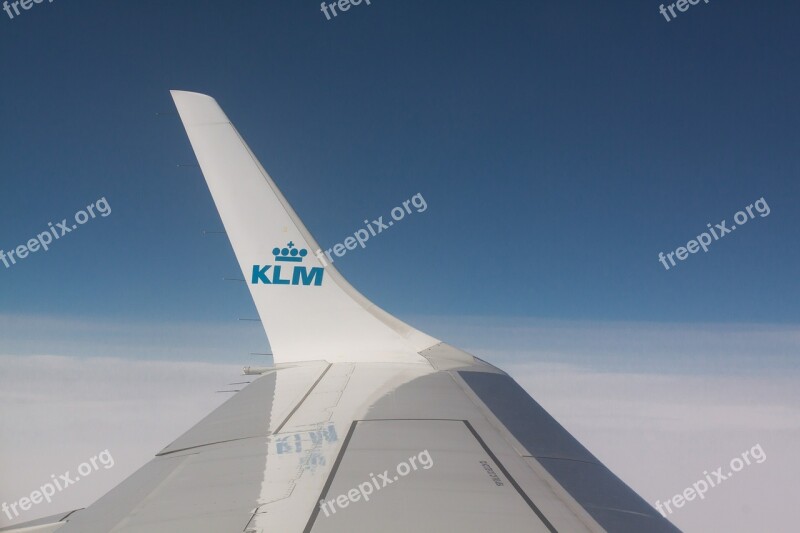 Wing Flight Klm Transport Airline