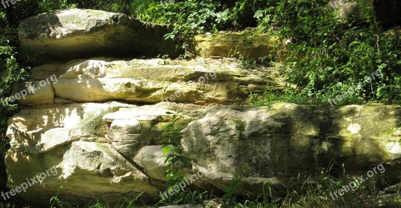 Rock Cliff Rocks Hill Rocky Outdoor