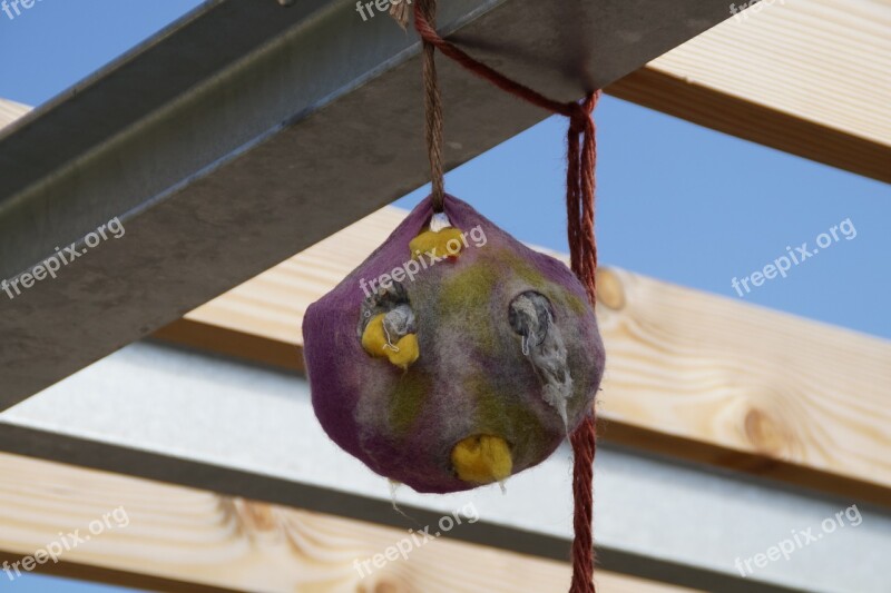 Felt Felted Nest Bird's Nest Decoration