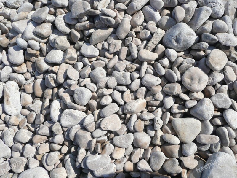 Stones Pebbles Beach Bank Texture