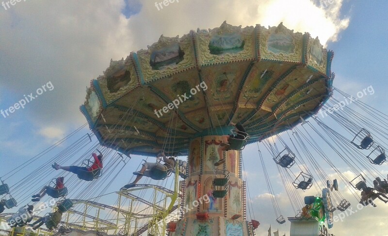 Chain Carousel Fair Carousel Fling Fun