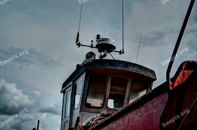 Boat Ship Cabin Navigation Marine