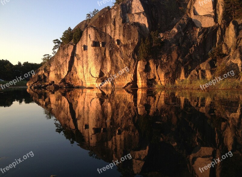 Water Kavlugnt Archipelago Ostholmen Sweden