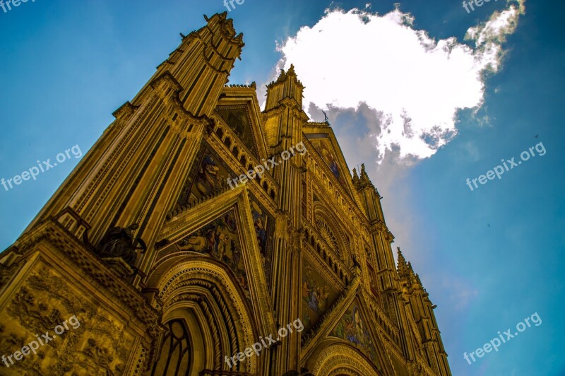 Duomo Church Orvieto Free Photos