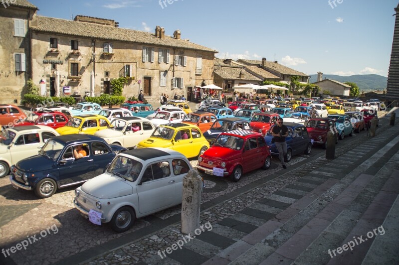 Auto Gathering Orvieto Italy Free Photos