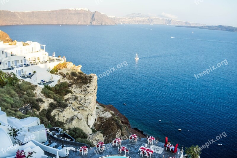 Santorini Oia Greece Island Aegean