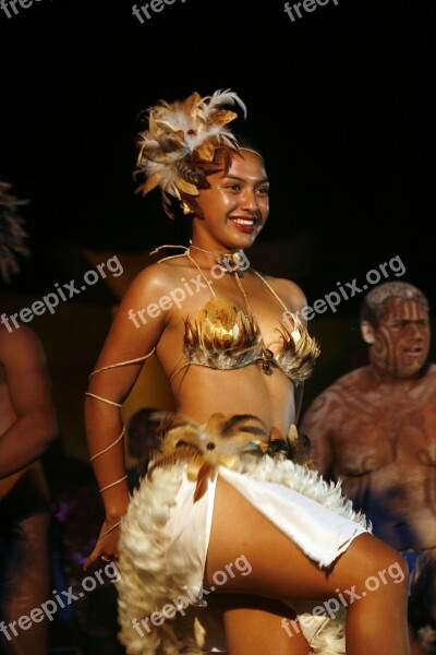 Dancing Ethnic Women Costume Typical