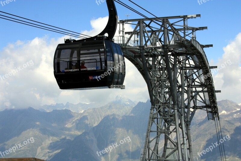 Mountain Railway Cable Car Technology Gondola Mountains