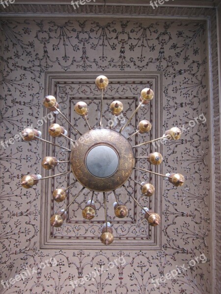 Pakistan Luster Chandelier Ornament Ceiling