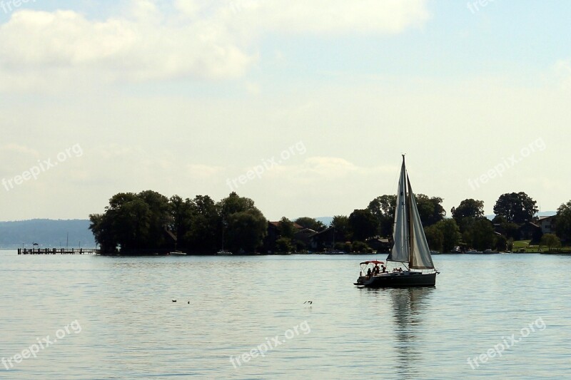 Sailing Boat Island Ship Boat Water