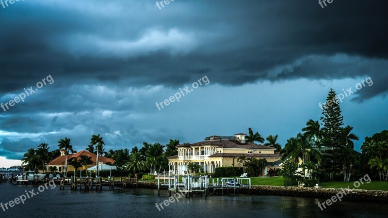 Florida Storm Clouds Nature Weather Sky