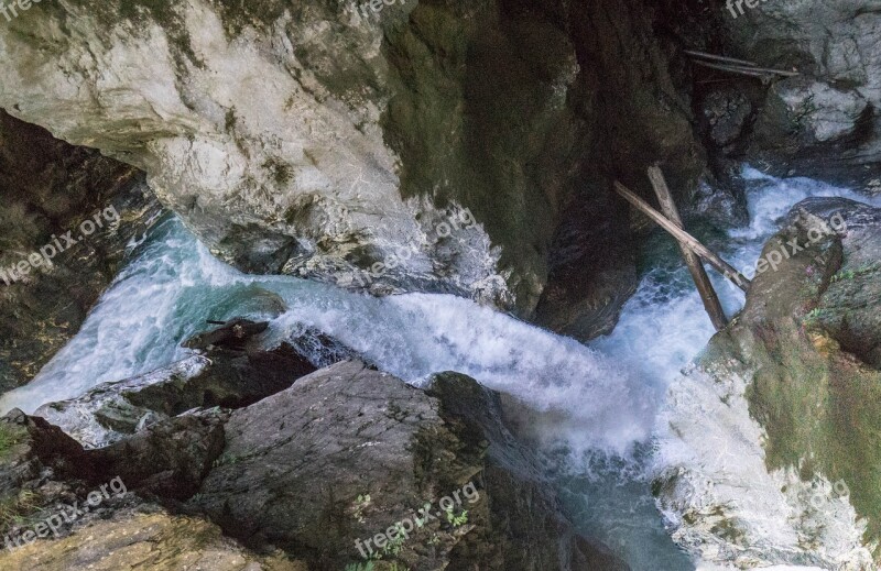 Liechtensteinklamm Gorge Austria Water Rocks