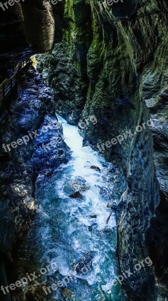 Liechtensteinklamm Gorge Austria Water Rocks