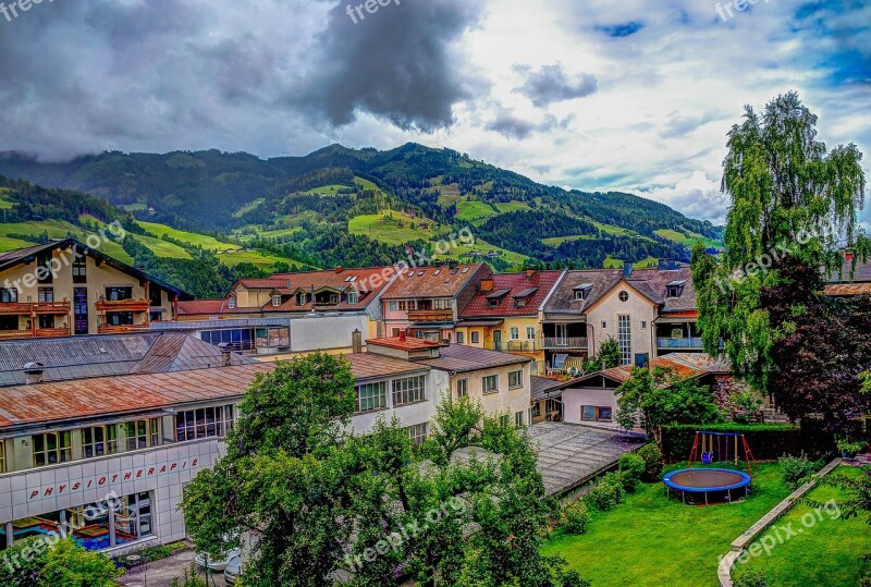 Austria St Johann Alps Landscape Vacation