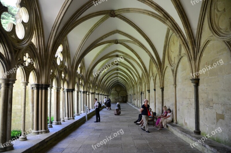 Cloister Canterbury Cathedral Church Window Faith