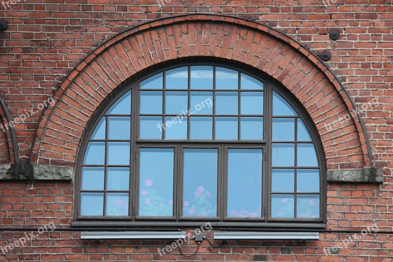 Window Brick Wall Tampere Factory Free Photos