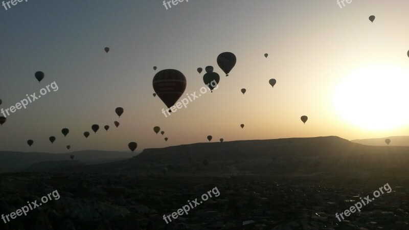 Hot Air Balloon Balloon Hot Air Balloon Ride Adventure Turkey