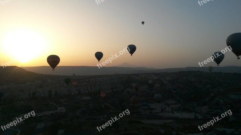 Hot Air Balloon Balloon Hot Air Balloon Ride Adventure Turkey