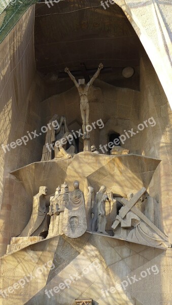 Sagrada Família Religion Light Free Photos