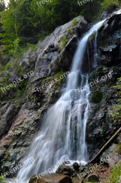 Cascada Varciorog Waterfall The Apuseni Mountains Rock Free Photos