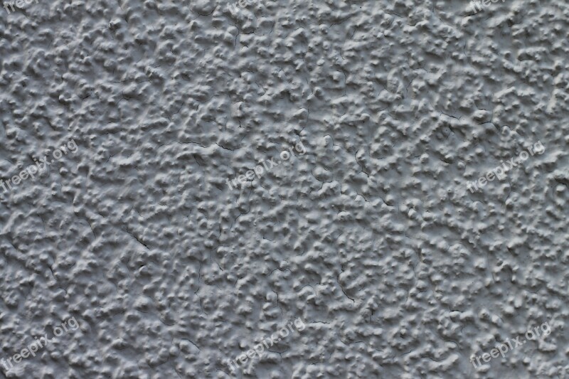 Plaster House Plastering Grey Blue Structured