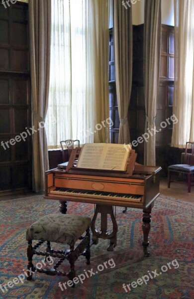 Piano Old Vintage Stool Sheet Music