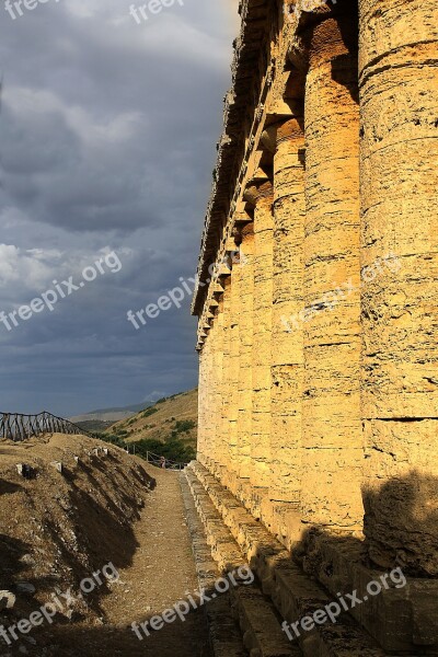 Segesta Sicily Temple Free Photos