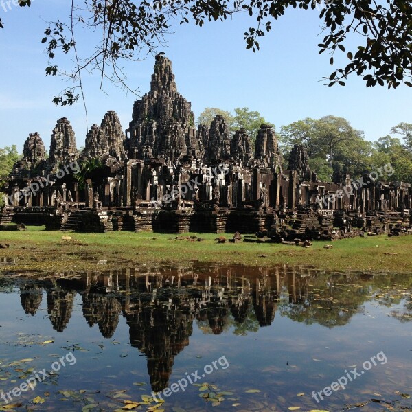 Angkor Wat Landscape Humanities Free Photos