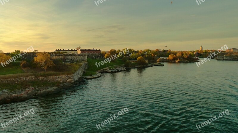 Finland Helsinki Suomenlinna Sveaborg Sky