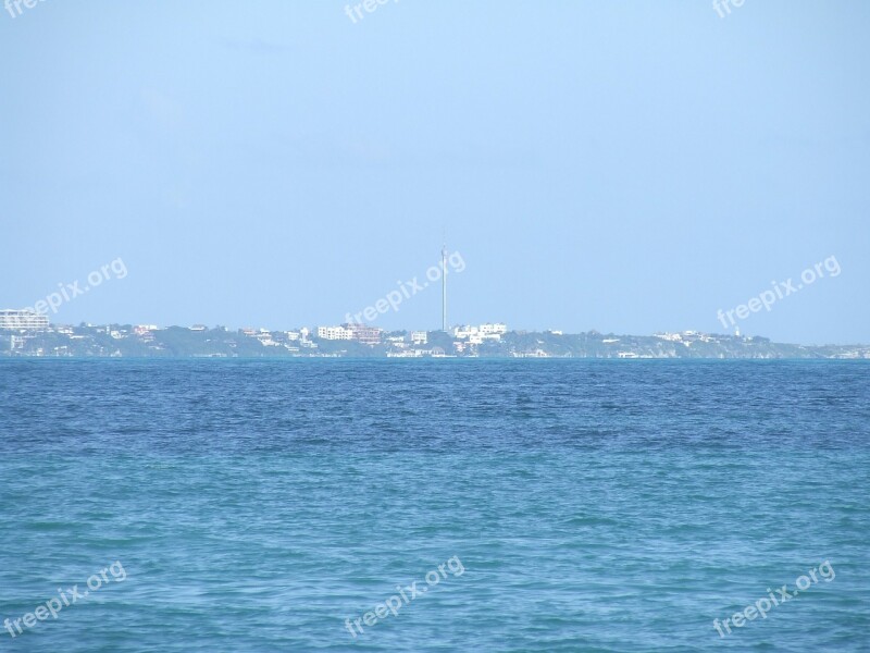 Island Women Sea Cancún Beach Holiday