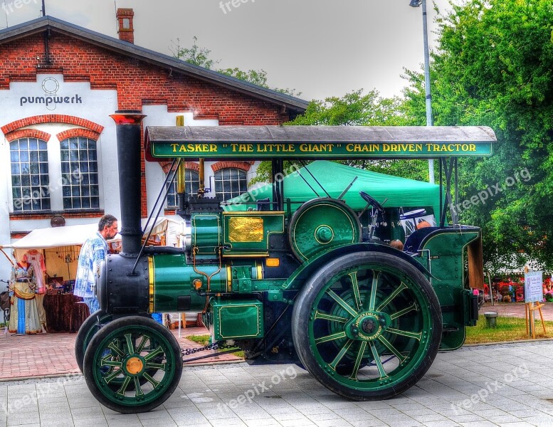 Tractor Steam Engine Tractors Vehicle Old