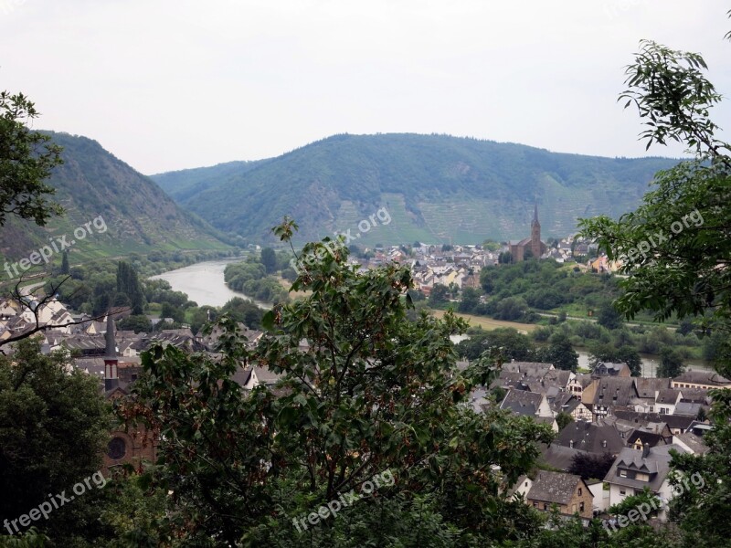 Mosel Outlook Landscape Sachsen Germany