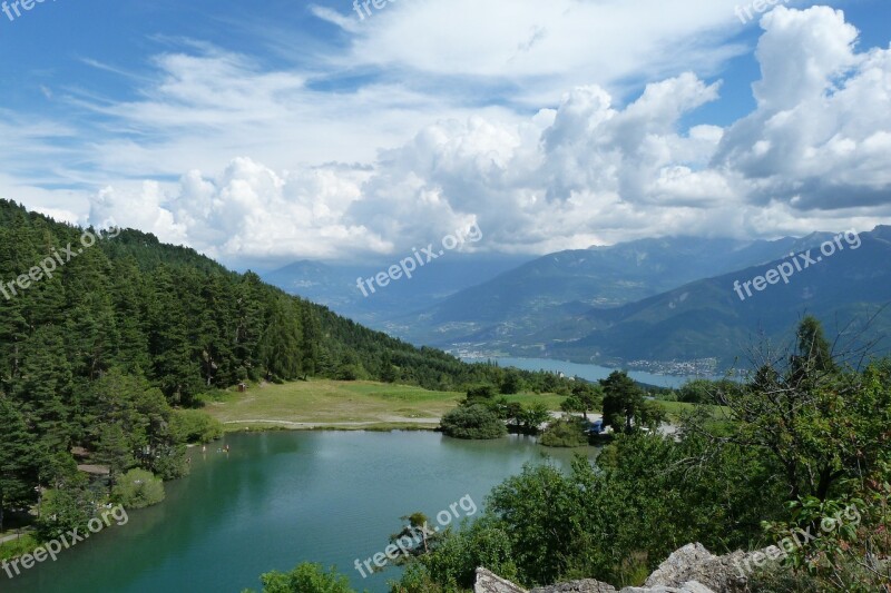 Lake St Apollinaire Lake Landscape Nature Mountain