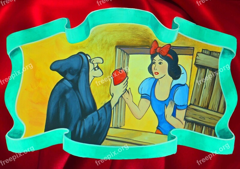 Snow White Image Fairy Tales Figure Painting