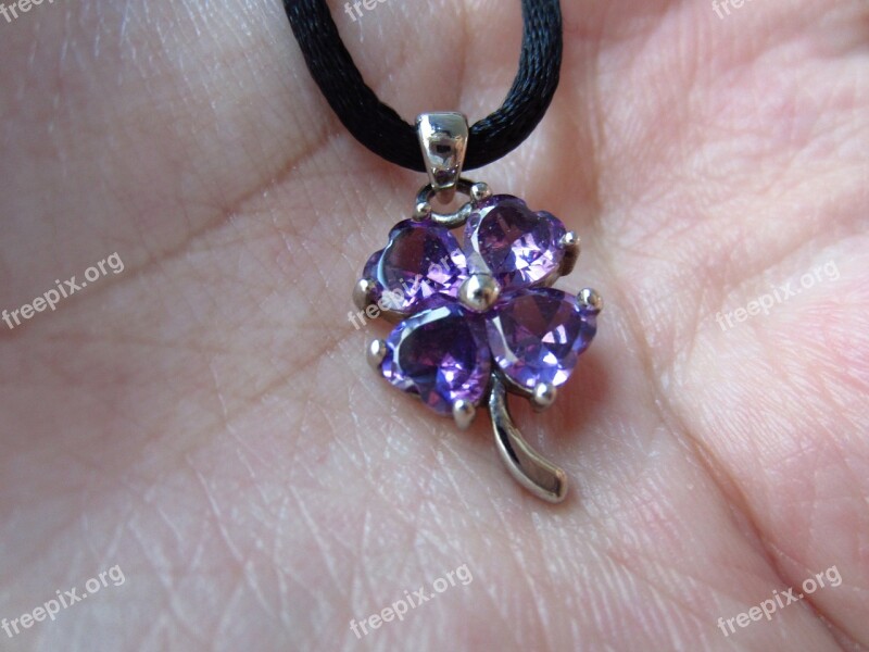 Pendant Clover Luck 4-leaf Precious