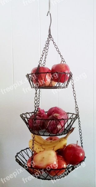 Hanging Basket Wire Basket Basket Fruit Basket Fruit