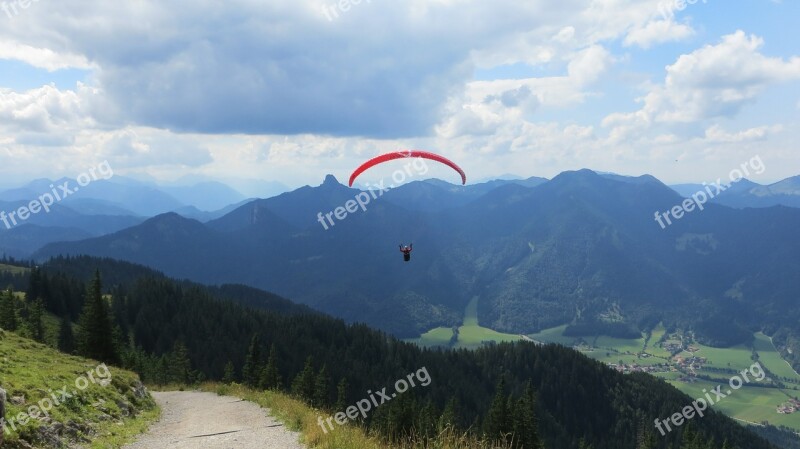 Paraglider Paragliding Flying Freedom Sport