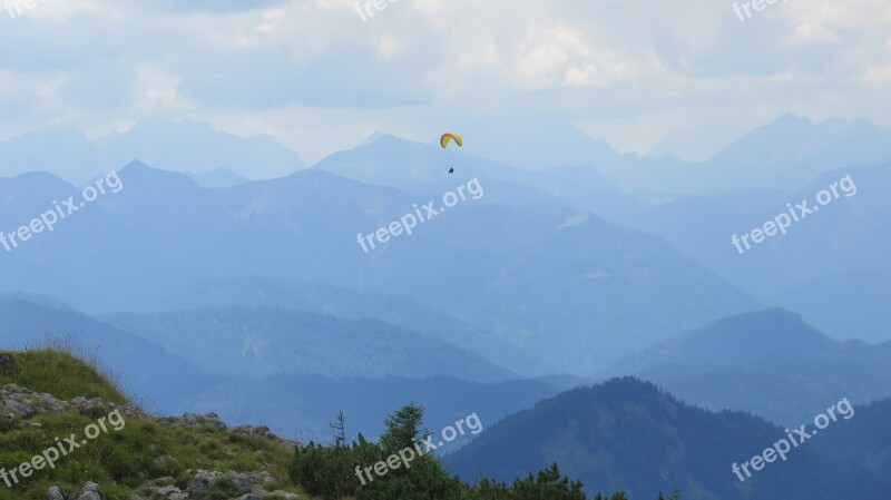 Paraglider Paragliding Flying Freedom Sport