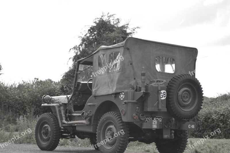 Jeep Truck War Second World War Normandy