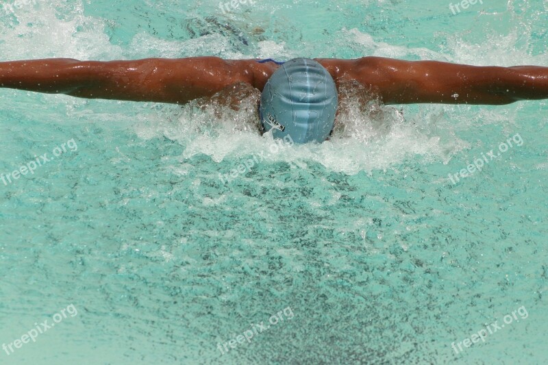 Swimmer Swimming Woman Competition Water