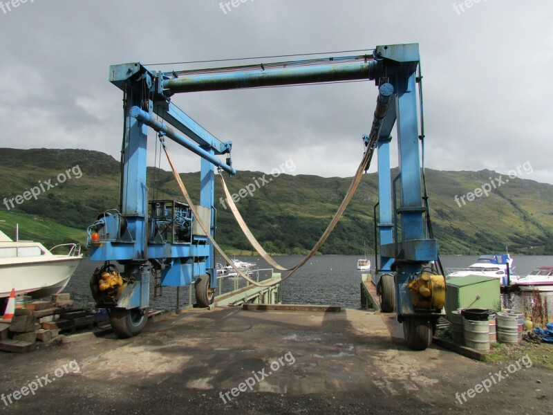 Boat Lift Scotland Boat Hoist Trossachs Loch Lomond