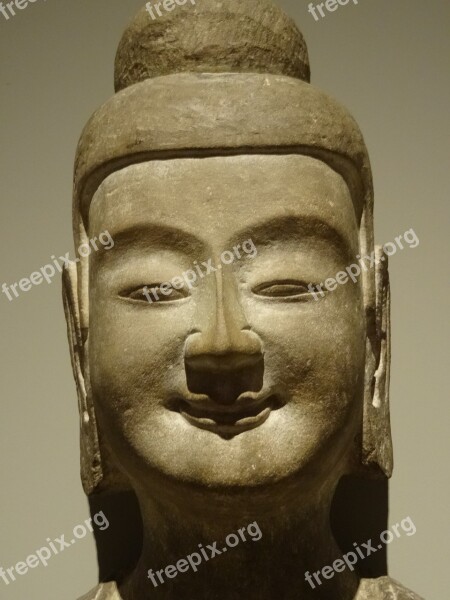 Buddha Face Satisfaction Portrait Harmony