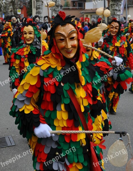 Carnival Move Colorful Tradition Mask