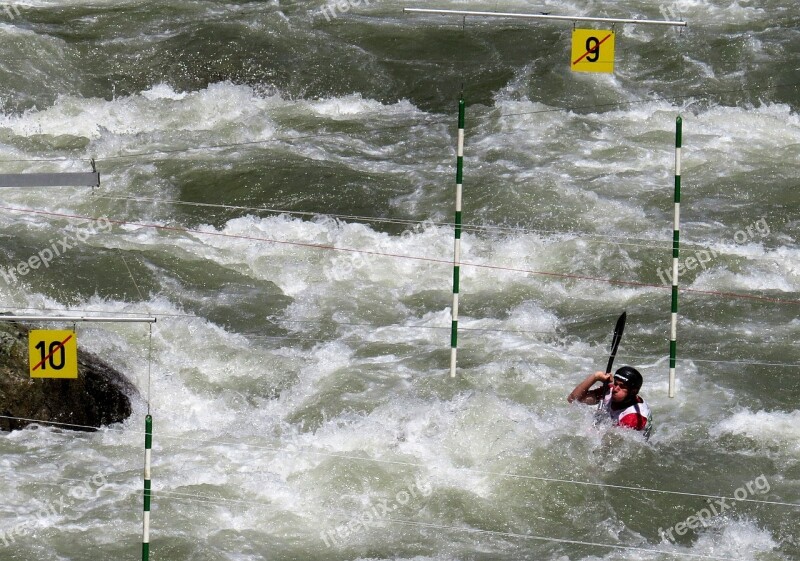 Kayak Canoeing Water Sports Water Action