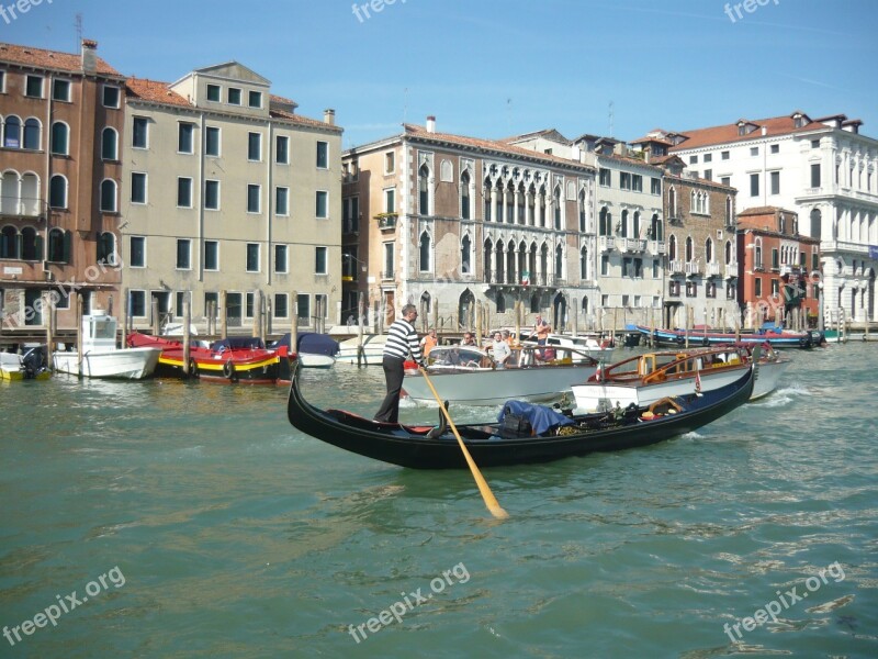 Venice Italy Gondola Free Photos