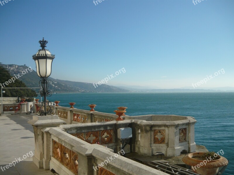 Trieste Italy Castle Mountain Lake