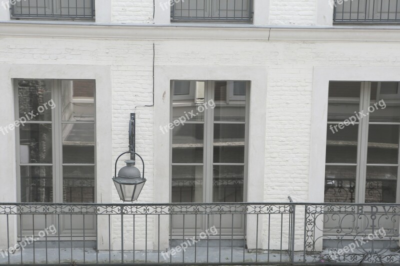 Balcony France City Window Exterior