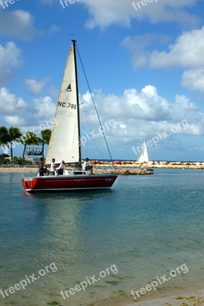 Boat Sea Sailing Boat Ocean Sail