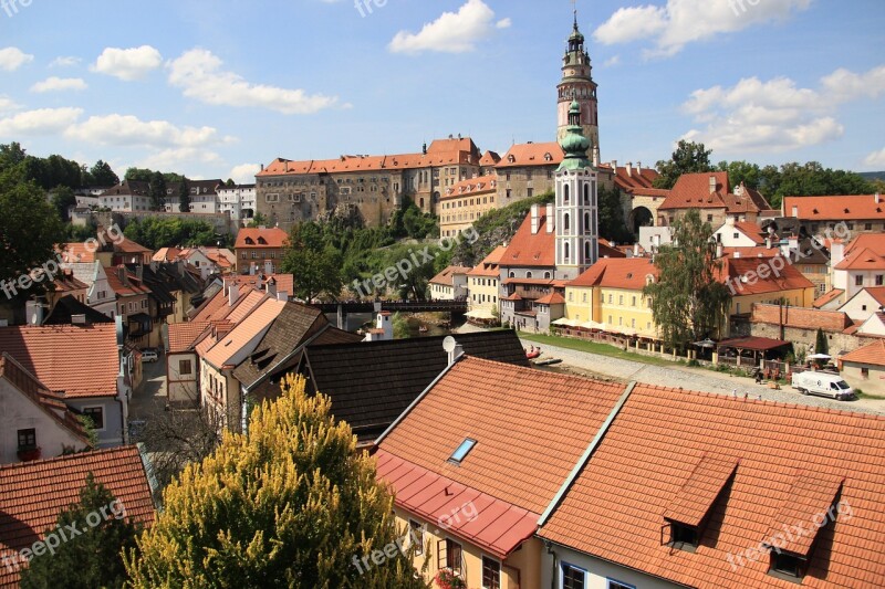 Krumlov City Historical Czech Sights